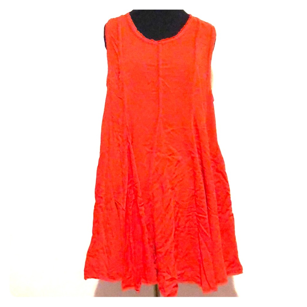 Tie Back Sleeveless Dress